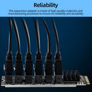 2/1PC M.2 NVME PCI-E PCIE X4 X8 X16 To 6 Port 3.0 SATA Adapter Card Riser III ASM1166 6GB/S Chassis server PC Computer Expansion