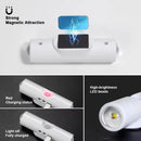 4PCS USB Rechargeable Motion Sensor Night Light 3 Modes, LED Magnetic Mounting Up Down Wall Lamp Indoor for Stairway, Bedroom