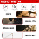 ONEVAN 1000W Brushless Electric Impact Drill 25+3 Torque 3 in 1 Cordless Screwdriver Power Tools For Makita Battery Pin