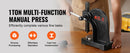 SucceBuy 1 Ton Arbor Press Manual Arbor Press Cast Iron Heavy-duty Manual Desktop Arbor Press Precision Hand Press for Stamping