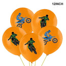 Dirt Bike Birthday Party Decorations for Boys Motorcycle  Party Supplies Motorcycle Balloon Banner Cake Toppers Hanging Decorati