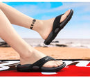 Massage Flip Flops for Men Summer Breathable Beach Shoes Sandals Men Luxury Flip Flops Breathable Men's Slippers