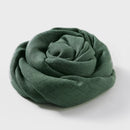 Solid Color Cotton Linen Scarf for Women Lady Literature Anti-sunburn Long Tassel Scarves Autumn Soft Gauze Wrap Shawls New