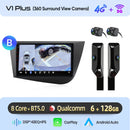 Junsun安卓无线CarPlay车载收音机，适用于西亚特Leon MK2 2005-2012，车载智能系统DSP SWC RDS GPS FM BT
