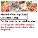 The Precision Slicer | 850W Stainless Steel Commercial Meat & Vegetable Cutting Machine