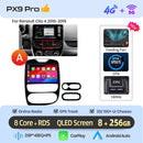 AWESAFE PX9 车载收音机 适用于 雷诺 Clio 4 2012-2019 无线 Carplay 屏幕 安卓自动立体声 GPS 导航 FM RDS BT SWC