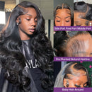 Body Wave Lace Front ≥98% Human Hair Wigs 13x4 13x6 HD Transparent Lace Frontal Wigs For Women 360 Pre Plucked Hd Transparent Lace Wigs For Women 30 40 Inch Local Warehouse In The Us Ships Within