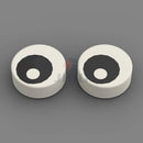 Round Tile Eye Eyelash Pupile Pattern Printed Building Blocks Bulk Accessory MOC Bricks Model Toys Compatible with 98138 14769