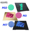 350/300/180/220/235/257/310mm PET PEY PEI PEO Plate Magnetic Steel Sheet pei For K1 Max Bambulab P1P Ender 3 Upgrade Voron Bed