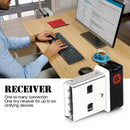 Unifying 6 Channel Wireless Dongle Receiver USB Adapter For Logitech Mouse MX M905 M510 Keyboard K400 k350 Wireless Receivers