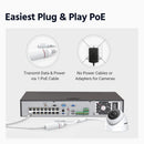ANNKE 4K 32 Channel PoE NVR Recorder with 16 PoE Ports, 12MP Video Resolution H.265+ Motion Detection, Remote Access 8MP NVR