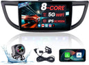 For CRV 2012-2016 5G WiFi 10" Touch Screen Car Stereo with Wireless Carplay Android Auto GPS Navigation Mirror Link BackupCamera
