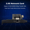 英特尔 I226-V PCIE 转 RJ45 网卡 2.5G 千兆以太网 100/1000/2500Mbps RJ45 LAN 控制器 适用于台式机/电脑 易于设置