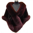 Classic Faux Fur Shawl Soft Dress Shawl Fine Touch Lady Wedding Dress Cape Warm Poncho  Cold Resistant