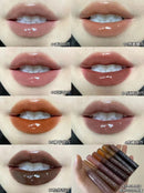 LEEMEMBER Lip Gloss Mirror Original Moisturizing Hydrating Low saturation Color Lipstick Fine Flash Longlasting Lip Makeup 3g