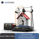 The Stratum Max | ANYCUBIC Kobra 3 Max Multi-Color FDM 3D Printer, 500 x 420 x 420 mm