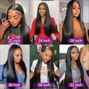 The Loom Ledger | 3-Piece Brazilian Straight Hair Bundle Set with 2x6 Lace Closure