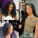Deep Wave Bulk Human Hair Braiding Blonde Brown Curly Brazilian Hair for Human Hair Extensions for Micro Braiding No Weft