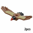 Figures Animal Building Block MOC City Goat Sheep Eagle Owl Panda Parrot Seagull Penguin Zoo Fram Accessories Bricks Toy Gift