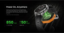 The Tank T4 | Rugged 6-Satellite GPS Smartwatch — 10ATM Diving Certified, Stainless Steel Bezel