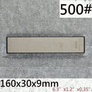 Widened diamond sharpening stone compatible with fixed-angle sharpener for kitchen knives and outdoor tools, portable sharpening