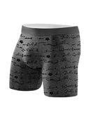8-piece Set Of Men's Underwear Soft Breathable Comfortable Men's Long Boxers Letters Trendy Individual Sport Fitness Men's Pants