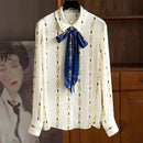 FANIECES Luxury Women's Shirt Elegant Office Ladies Business Shirt 2025 Spring Long Sleeve Lapel Designer Brand Shirts Blusas