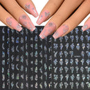 The Gilded Leaf | 12-Piece 3D Metallic Leaf Nail Sticker Set