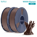 SUNLU 2KG Multiple Wood Filament Wood Texture PLA 3D Printer Filament 1.75MM 1kg/Spool Filament Fit Most FDM 3D Printers