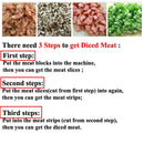 The Precision Slicer | 850W Stainless Steel Commercial Meat & Vegetable Cutting Machine