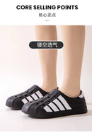 Men's Women's Slippers Summer Breathable Sandals Non Slip Outdoor Couples Shoes EVA Home Orginal Thick Shoes Fashion Beach Soft