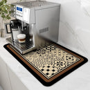 The Barista Base | Water-Absorbent Coffee Machine Mat & Dish Drying Pad