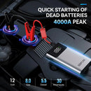 Apex 4000A Portable Car Jump Starter & Power Hub