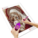 Huacan New Arrivals 2025 Diamond Painting Holy Mother Kids Diamond Mosaic Portrait Religion Animal Complete Kit Craft kit