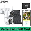 8MP 4K HD Outdoor Solar Camera Wireless Wifi Surveillance Camera Soalr Pannel Battery Camera Human Detection Night Vision ICSEE