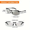 Polarized fashion glasses with daytime and nighttime visual functions, scratch resistant, UV protection