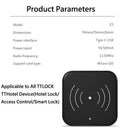 TTLOCK智能卡编码器NFC 13.56M M1 IC卡读卡器RFID芯片扫描仪，适用于TT Hotel TT Renting系统软件酒店公寓
