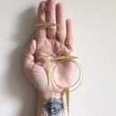 New Golden Color Goddess Hoop Earrings Drop Geometric Crescent Phase Hippie Statement Witchy Jewelry Punk Gorgeous Women Gift