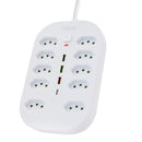 Line Filter, Electric Extension, Socket Extension, Socket Adapter, From Brazil, Coibeu, 10A, 110-220V, Usb Socket