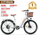 The Volt Nomad | 48V Urban Commuter eBike — 10.4Ah Removable Battery, 250W Motor