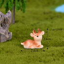 Easter Bunny Decoration Mini Resin Rabbit Craft Miniature Figurine Landscape Model Home Desktop Decor Fairy Garden Decoration