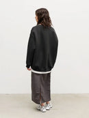 Wolfeel Oversized Hoodies & Sweatshirts for Women Autumn Winter Thick Warm Fleece Sweatshirt Girls Streetwear Loose Pullovers