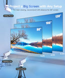 Magcubic HY300 Pro+ 8K Android 14 Portable Projector 8000 Lumens WiFi 6 BT5.4 Outdoor Theater 5W HiFi Speaker 720P HD Supported