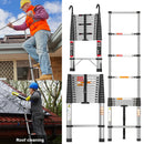 The Skyline Reach | Stainless Steel Telescopic Ladder, 150 kg Rated