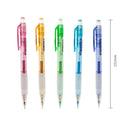 流行创意3件套0.5/0.7毫米2B彩色自动铅笔带橡皮擦学生绘画书写文具