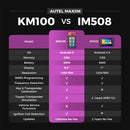 Autel MaxiIM KM100 Key Fob Programming Tool Lifetime Update 2024 Newest IMMO Key programmer Built-in APB112 2PCS IKEYs Same as K