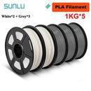 The Stratum Forge | SUNLU 5KG Professional-Grade 3D Printing Filament Bundle