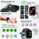 COLMI P80 Type-c Smartwatch Men Women Health Manager Bluetooth Call IP67 Waterproof Flashlight Smart Watch For Xiaomi iOS Phone