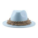 Cowboy Hats Hat Fedora Hat Felted Man Hat Hats for Women Western Cowboy Panama Vintage Casual Luxury Men Hat Sombrero Hombre New
