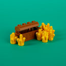 MOC ATM Machines Precious Gold Egg Ore Diamond Building Blocks Precious Safe Deposit Box Wooden Barrel Bank Card Bricks Toys
